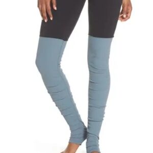 Alo Goddess Ribbed Color Block Leggings